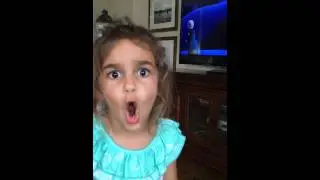 Carys and little sister Arden singing Frozen's let it go