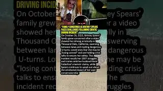 &ldquo;Family Concerned as Britney Spears Faces Challenges Following Erratic Driving Incident&rdquo;