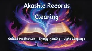 Akashic Records Clearing - Violet Flame Decree with Light Language activation #lightlanguage