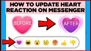 heart react on messenger | New heart react on Messenger  update