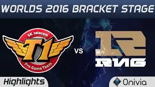 SKT vs RNG Highlights Game 1 Worlds 2016 Bracket Stage SK Telecom T1 vs Royal Never Give Up