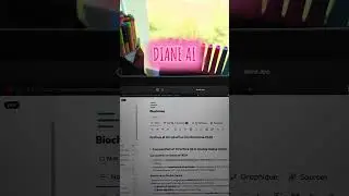 Ma m&eacute;thode de r&eacute;vision en PASS : utiliser Diane AI tous les jours #medecine #passlas #revisions