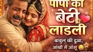 पापा की बेटी लाडली | भावुक लोकगीत | Father Daughter Emotional Song | Bidai Song2025