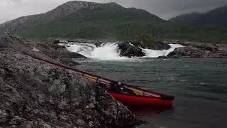 A solo canoe journey in the Upper Pitealven, Lapland, Sweden