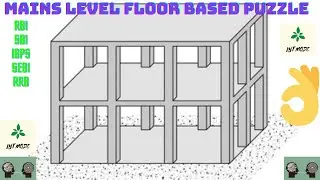 Mains Level Floor Based Puzzles | Floor Based Puzzles for RBI, SEBI, NABARD, SBI, IBPS | LYTMODE