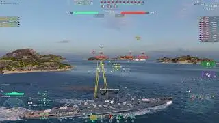 Italian Battleship Sicilia, shows her strength in Asymmetric Battle Trident, killing 5.