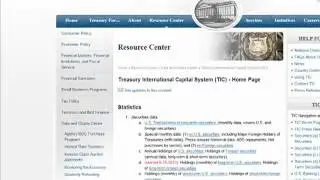 The Treasury International Capital Report
