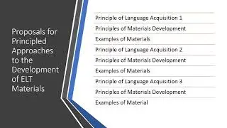 Step 1 &ndash; To Look into For Designing Teaching Material