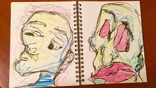 Abstract Art Sketchbook Tour