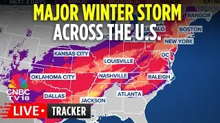 US Winter Storm LIVE Tracker: Severe Weather Brings Heavy Snow & Freezing Ice Across The U.S | N18G