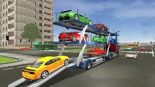 Car Transporter Truck Simulator 2019 - Multi Transport Trailer Driving - Android Gameplay [HD]