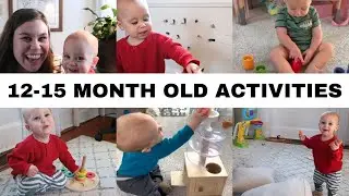 12-15 MONTH OLD ACTIVITIES / ACTIVITIES FOR 1 YEAR OLDS - HOW TO KEEP A 1 YEAR OLD ENTERTAINED