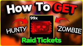 Как быстро получить билеты на рейд в Hunty Zombie (ROBLOX)