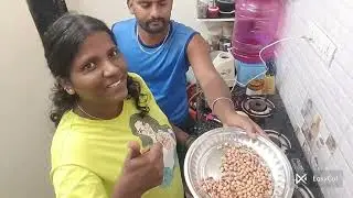 Making Sweet potato  pudding with my sweet #couple 
