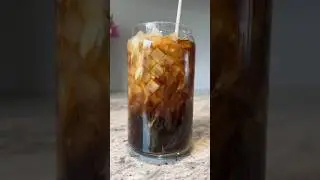 caramel cold brew asmr 🤎