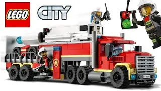 LEGO 60282 City Fire Command Unit Speed Build Review and Play