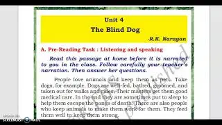 7 th English Prose The Blind Dog Part 1