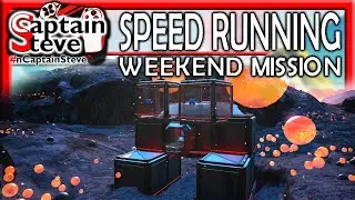 No Man's Sky Weekend Mission Speed Running In Creative Mode Captain Steve Construct An Outpost NMS