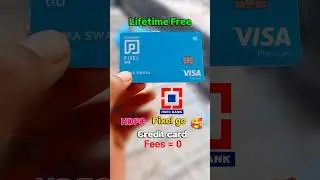 hdfc pixel go credit card lifetime Free. review #shorts #hdfcbank