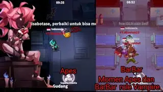 Momen Apes dan Barbar  role Vampire Super Sus