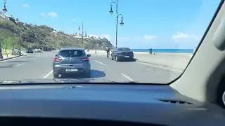 Driving through Casablanca,  Morocco 