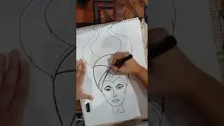 Making Toon Maleficent in just one minute?! #maleficent #sketch #art #tutorial