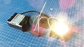 LED lighting tutorial - Cordless COB LED light for 12h @ 366lm