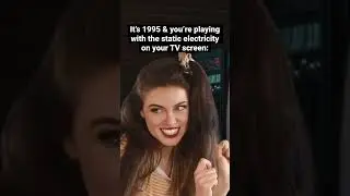 #90skids miss playing with the static electricity on the old TV screens! #nostalgia #90s