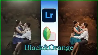 Black Orange Preset || Photo Editing Tutorial || Lightroom Preset Download || RRD edits ||