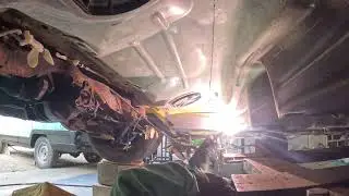 How To Repair LX Mopar 2006 -2009 Magnum/Charger/300 Rear Frame Rails Part 4:WELDING DRIVER SIDE
