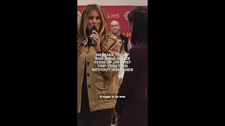 Melania Trump and Usha Vance team up on first trip together without husbands