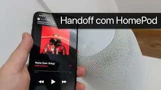 Transferindo m&uacute;sicas do iPhone pro HomePod via Handoff