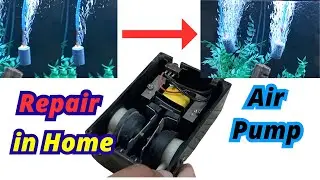 Aquarium Air Pump Repair in Home | Fish Tank Air Pump Repair karnay ka tareka | Urdu