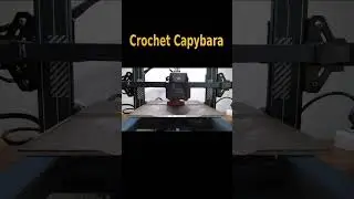 3D Printing a Crochet Capybara - Timelapse  #3dprinting #3dprinted #capybara