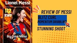 New 110 rated card of messi in efootball #efootball #konami #messi #review #youtube #viral 