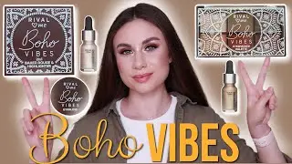 Тестирую новинки косметики RIVAL loves me Boho VIBES! Цены, свотчи и макияж