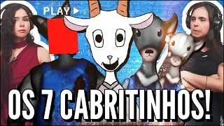 FICAMOS ASSUSTADOS COM SEVEN LITTLE GOATS: O ANALOG HORROR BRANCO - EUHIPE (JOVENS REAGEM)