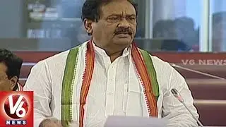 Shabbir Ali Speaks On Budget Allocation || TS Legislative Council || V6 News