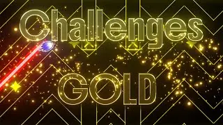 Geometry Dash Gold Wave Challenges
