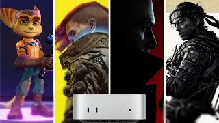 Testing 10 AAA Games on the BASE MODEL M4 MAC MINI! (CrossOver 24) (GPTK 2.0)