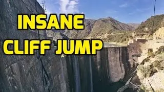 INSANE 120 Foot Cliff Jump! BIGGEST DAM JUMP EVER RECORDED.