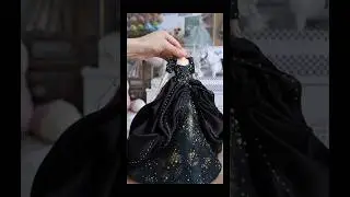 Black & Gold Gala Gown | DIY Doll Dress #diy #youtubesearch #trending #relatable