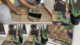 #Totesbag from scratch Tutorial: Bag making like Pro Ankara