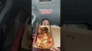Trying the VIRAL Pizza Hut 🍕 $6.99 box #pizzahut #myhutbox #fastfooddeals #fastfoodreview #yummy