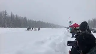 RUPP nitro vintage ice oval racing!!! 2nd place west coast championship 440 liquid stock priest lake