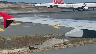Landing in Istanbul Turkey