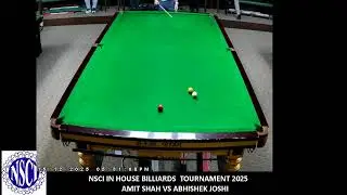 NSCI IN HOUSE BILLIARDS TOURNAMENT