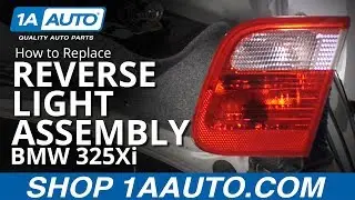 How to Replace Reverse Light Assembly 97-06 BMW 325Xi