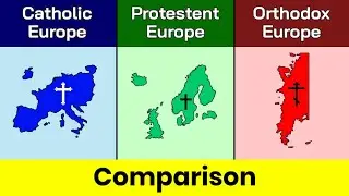 Catholic Europe vs Protestant Europe vs Orthodox Europe | Europe | Comparison | Data Duck