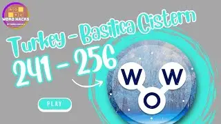 Words of Wonders (WoW): Turkey - Basilica Cistern (Level 241 - 256) Walkthrough